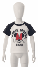Remera Minnie Blanco & Negro