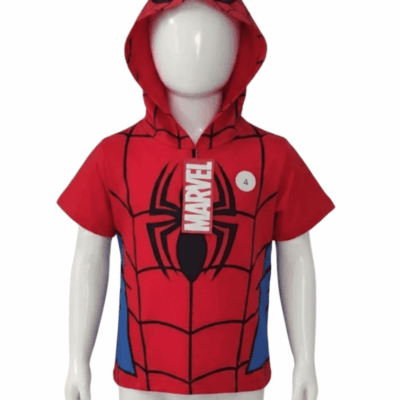 Remera con capucha Spiderman
