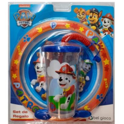 Set Infantil 3 Piezas Plato + Vaso Sport + Cuchara