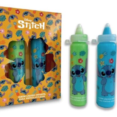 Jabón Liquido Infantil Pinta Azulejos Stitch
