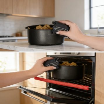 Set Protector de Silicona para Rejilla de Horno + Empujador