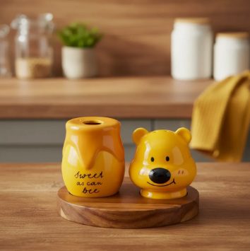 Set Salero + Pimentero Winnie Pooh (Cerámica)