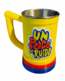 Vaso Aluminio con Manija un Poco de Ruido