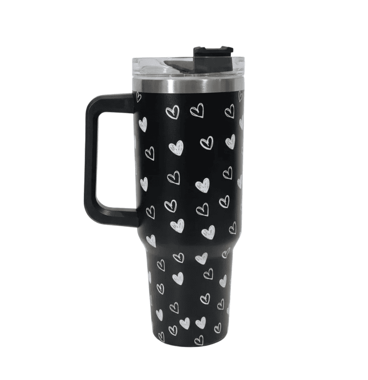 Vaso térmico tipo Quencher 1,2 L con tapa y manija